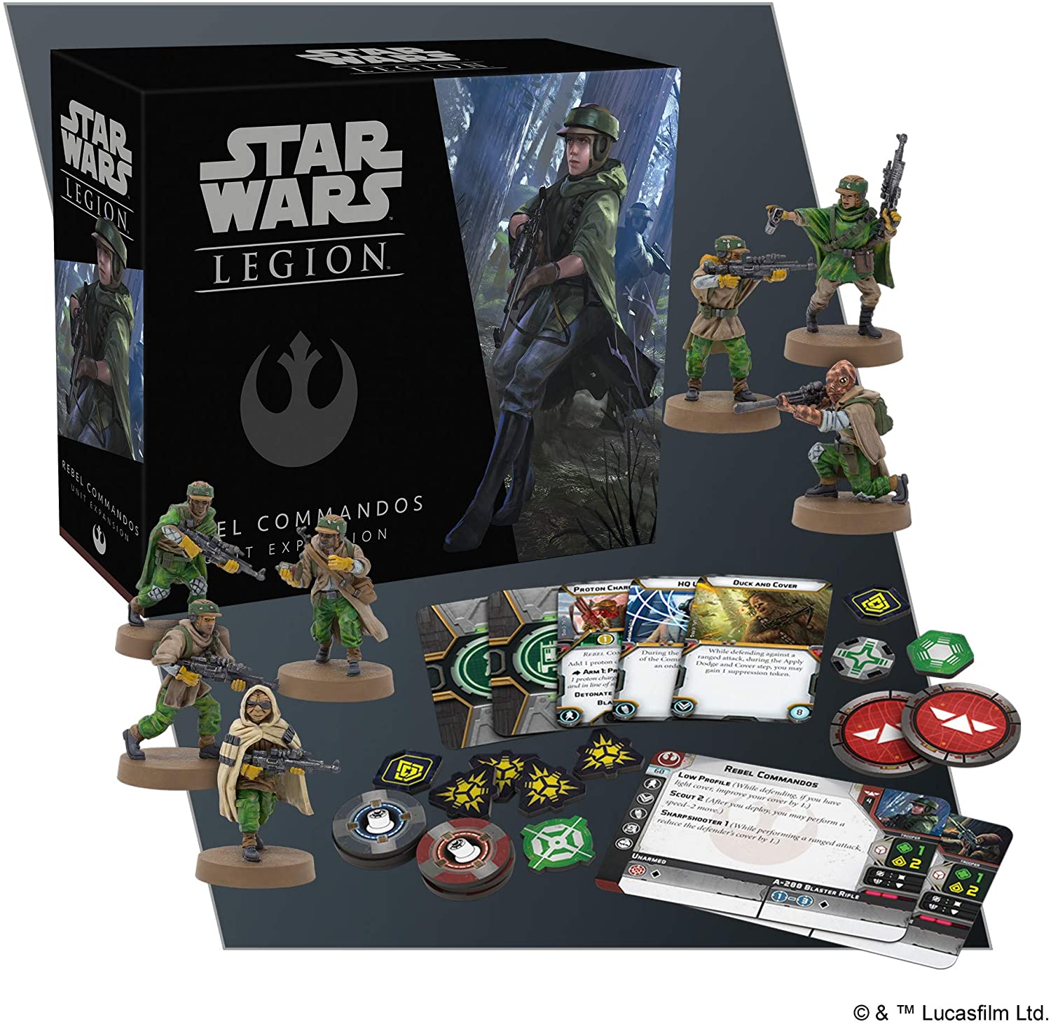 Star Wars : Legion - Rebel Commandos Unit Expansion